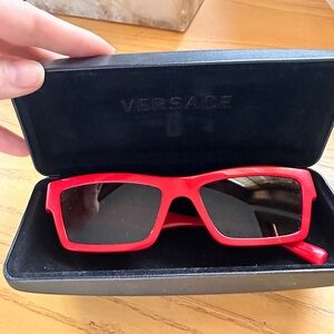 Versace Red Sunglasses